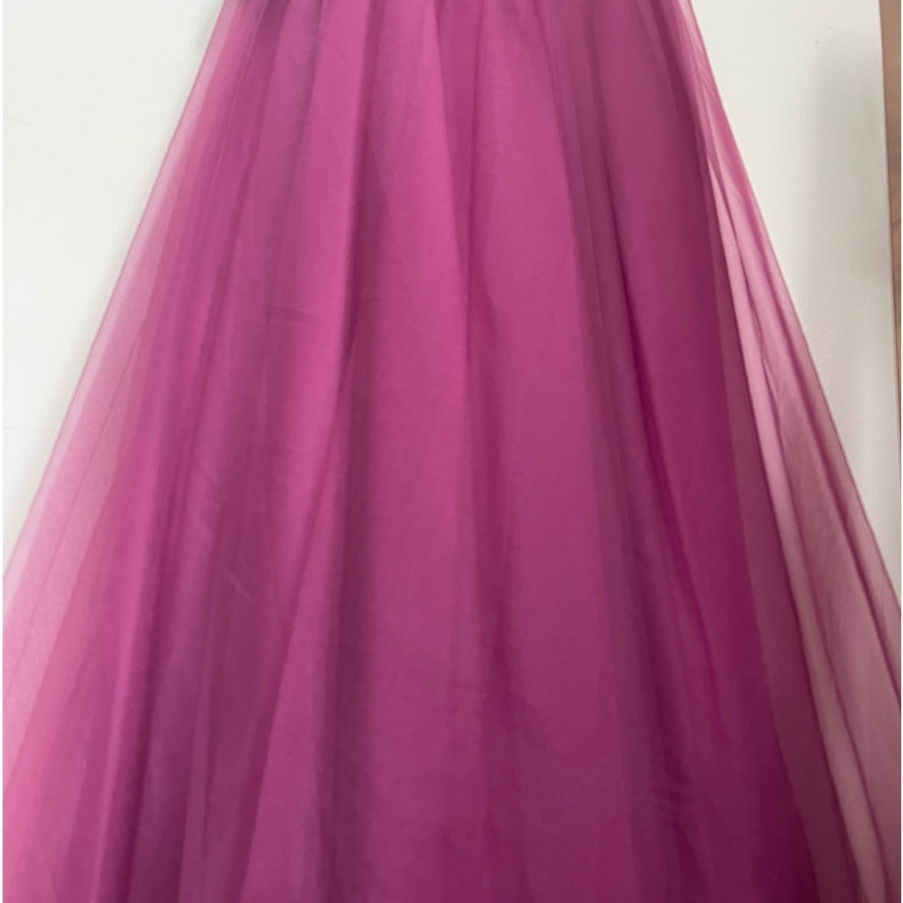 NWT Azazie raspberry PROM tulle dress